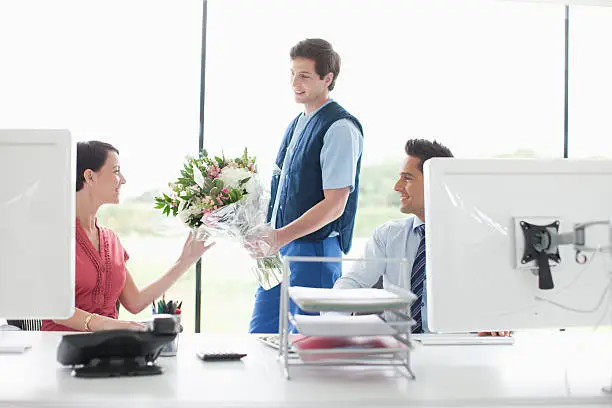 flowers for the team