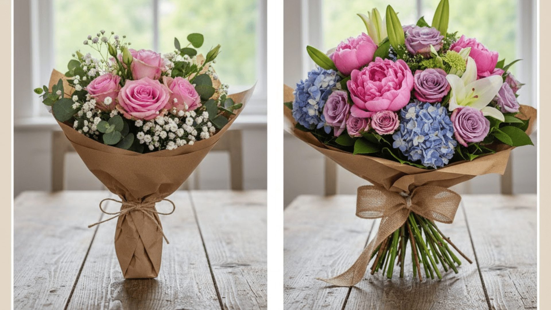 Mini vs Full-Size Bouquets