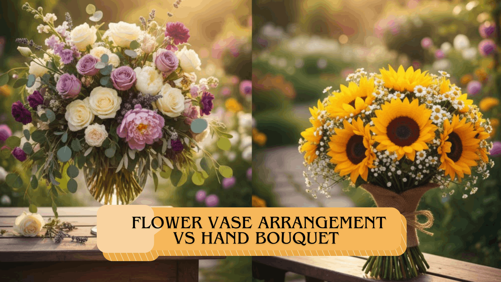 Flower Vase vs Hand Bouquet