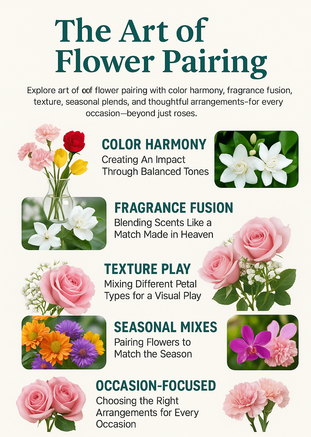 Flower Pairing for Gift Purpose