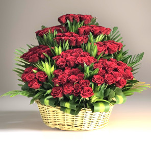 101 red roses