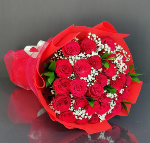 25 Red Roses Bouquet