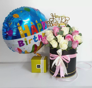 birthday roses box