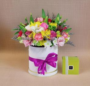 send flowers patchi combo