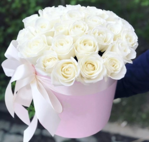 White Roses Box Delivery