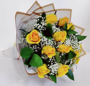 yellow roses bouquet