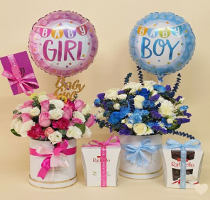 Twin baby flowers