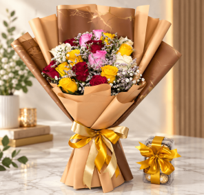 multi-color roses