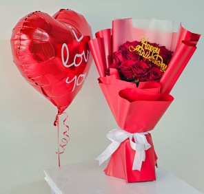Roses n Balloon