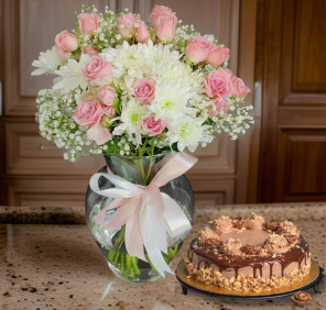 spray roses chrysanthemum