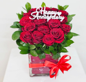 anniversary rose bouquet