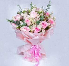 pink bouquet Dubai