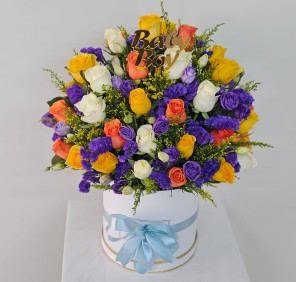 baby boy flower box