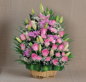 PRISTINE PINK BASKET