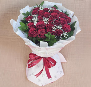 ALWAYS HAPPY – 24 ROSES